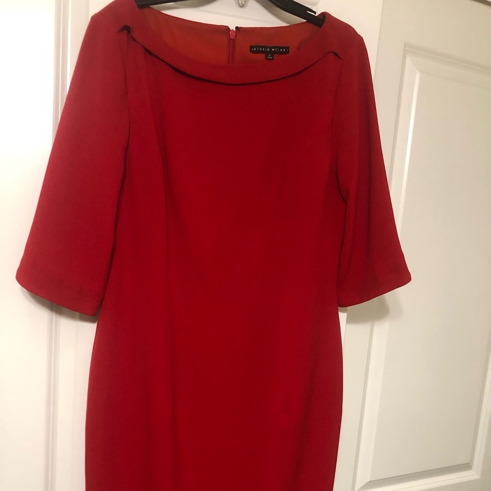 ANTONIO MELANI red dress. Excellent condition.